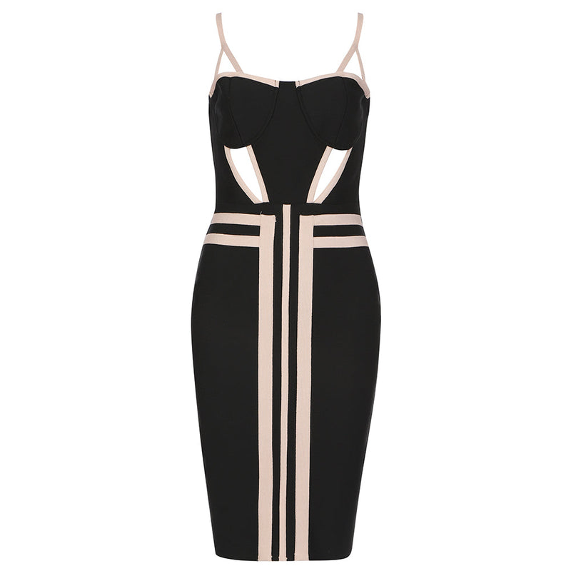 Black Bandage Dress HB7815 4