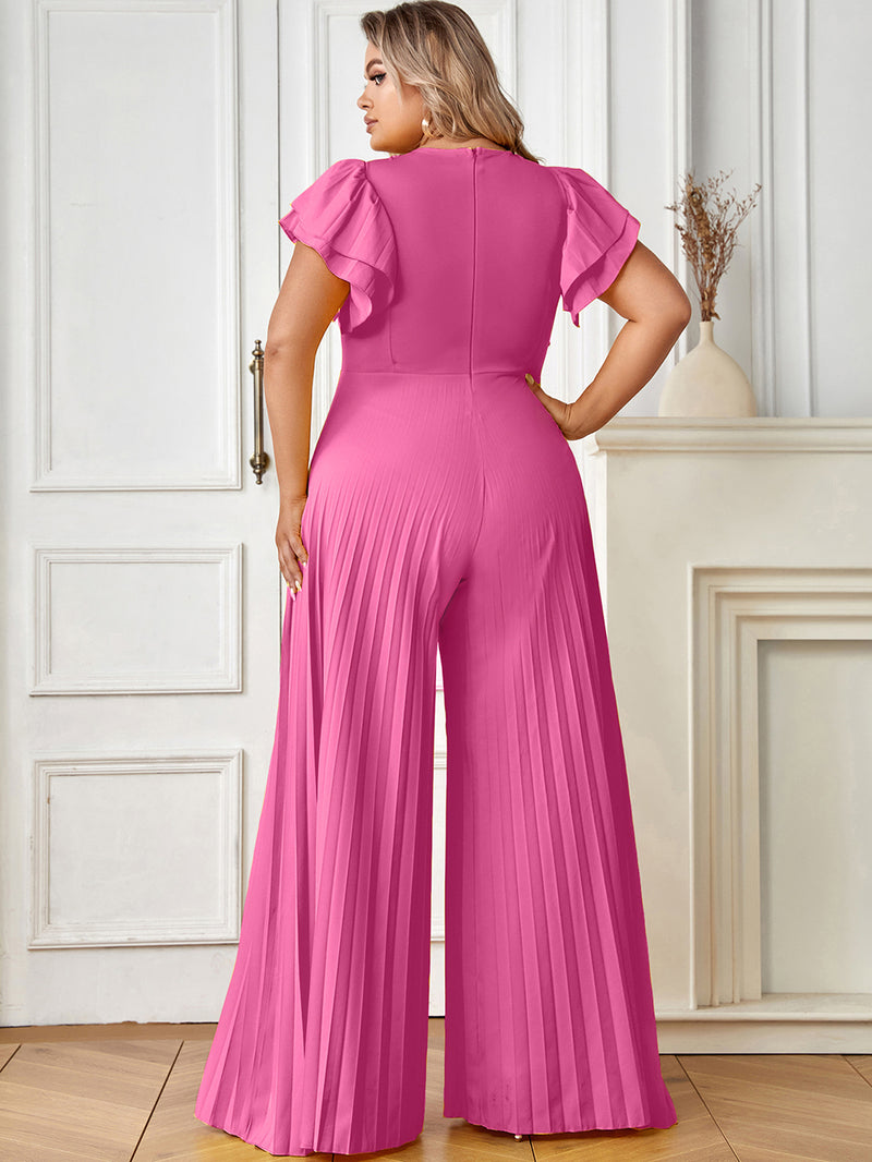 Rose Red Bodycon Jumpsuit HB78150
