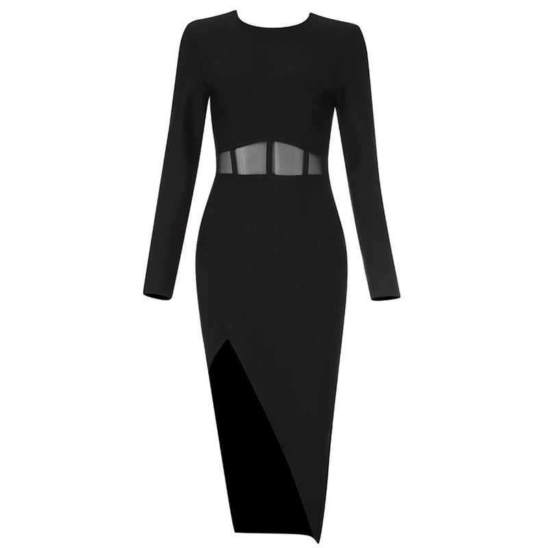 Black Bandage Dress HB7820 4