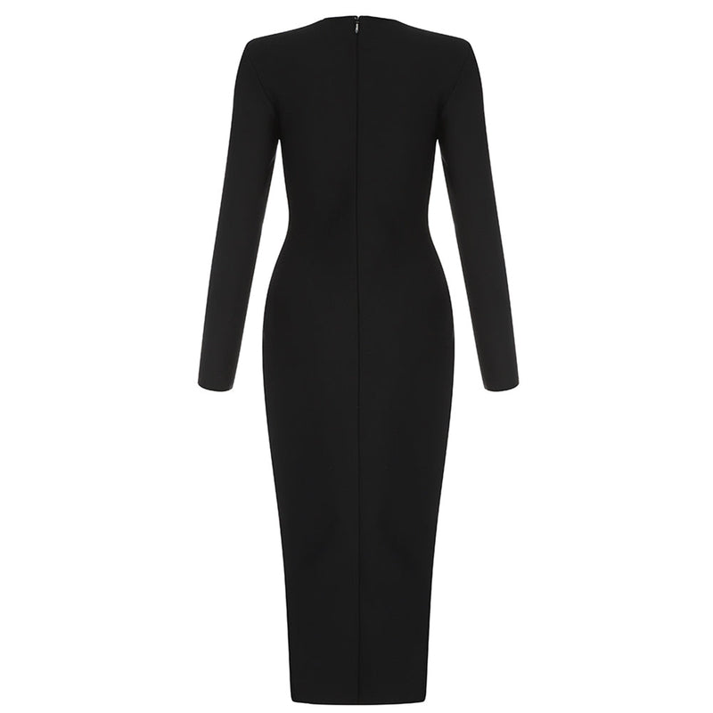 Black Bandage Dress HB7820 5