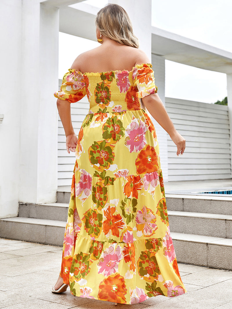 Yellow Bodycon Dress HB78200