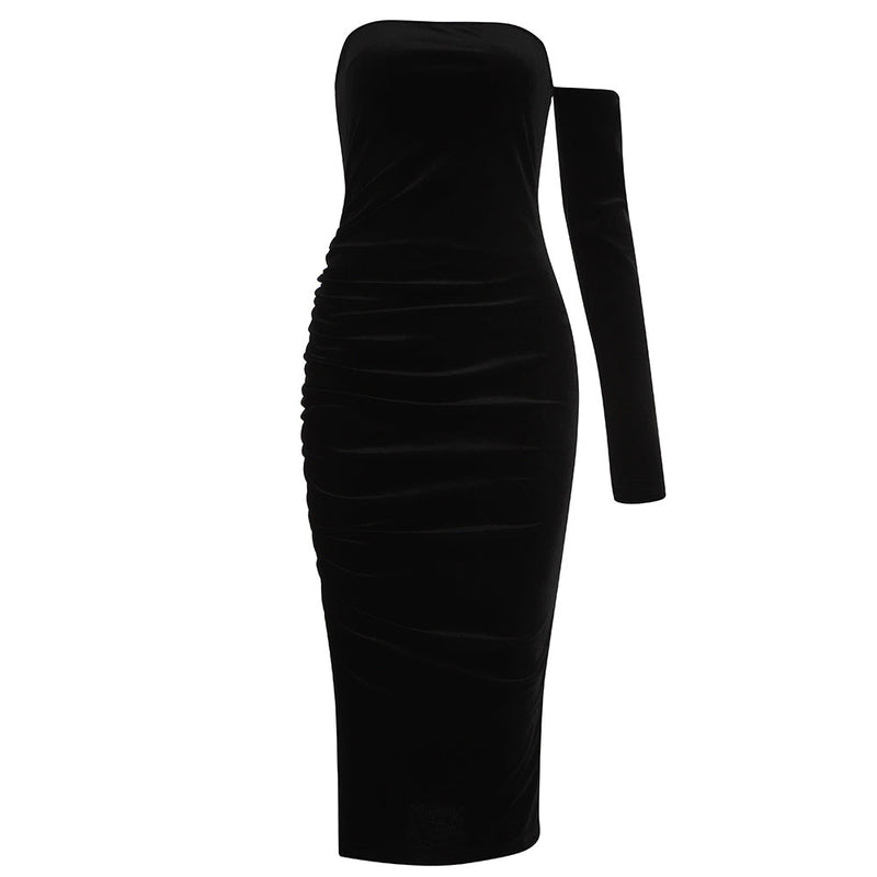 Black Bodycon Dress HB7832 5