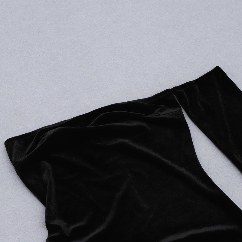 Black Bodycon Dress HB7832 7