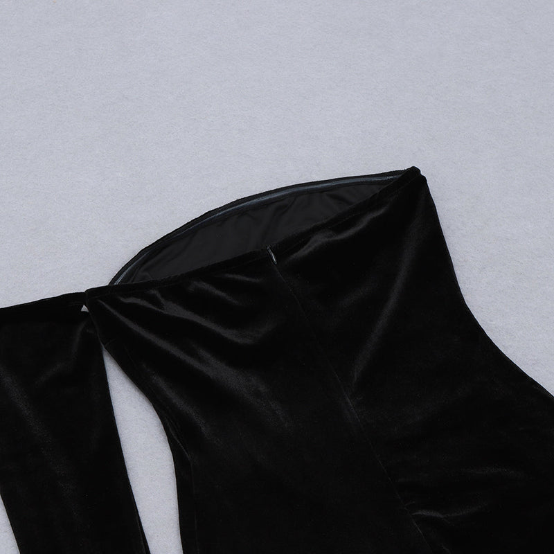 Black Bodycon Dress HB7832 8