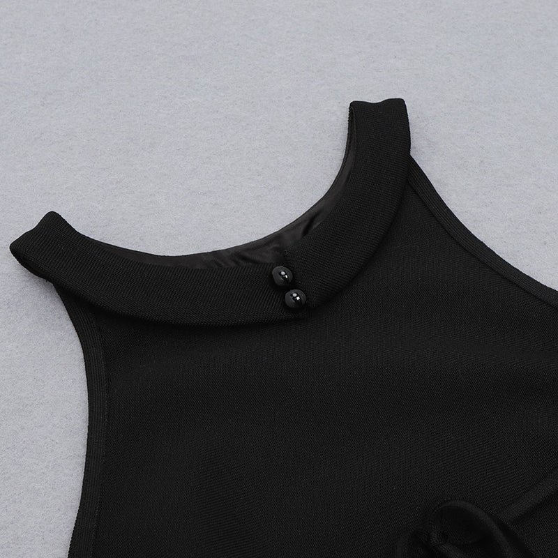 Black Bandage Dress HB7833 7