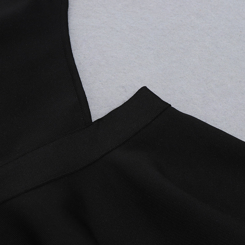 Black Bandage Dress HB7833 9