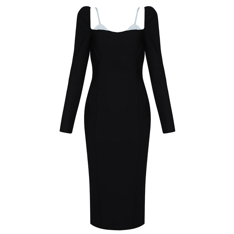 Black Bandage Dress HB7841 4