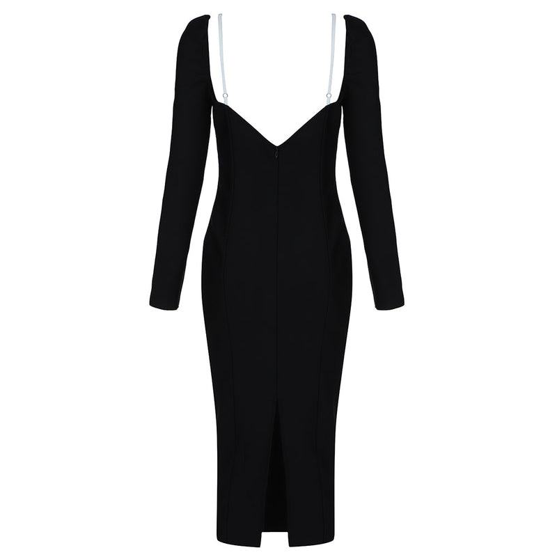 Black Bandage Dress HB7841 5