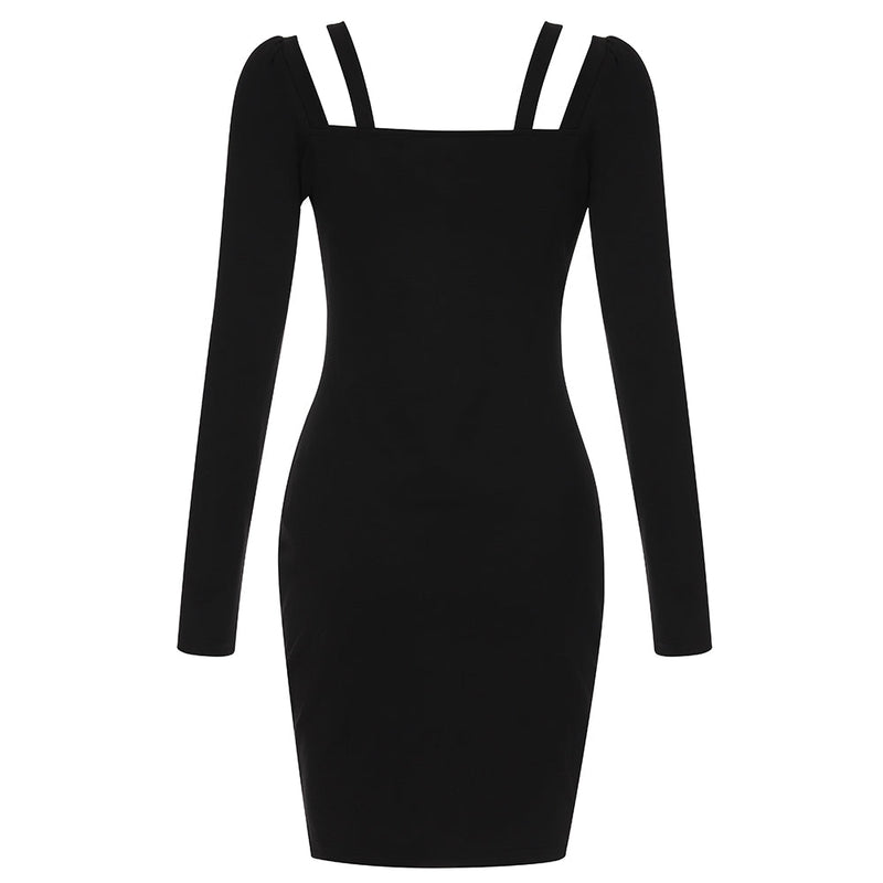 Black Bodycon Dress HB7846 5