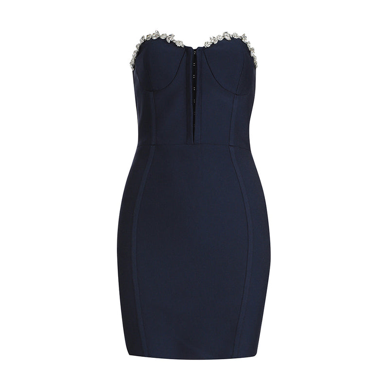 Blue Bandage Dress HB7849 5