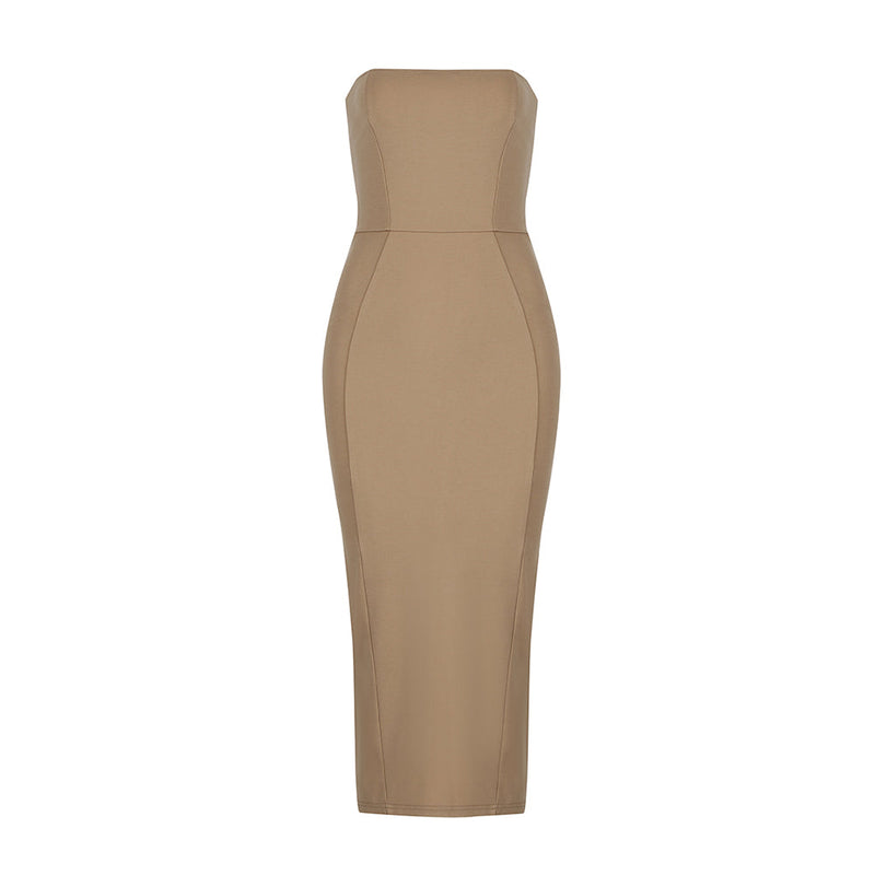 Apricot Bodycon Dress HB7855 5