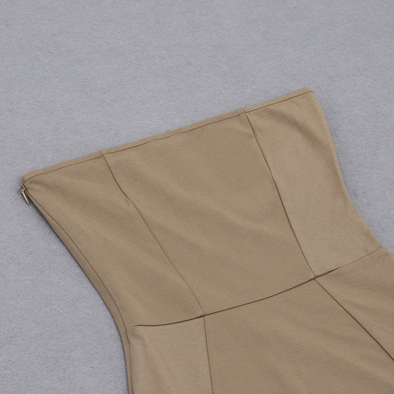 Apricot Bodycon Dress HB7855 7