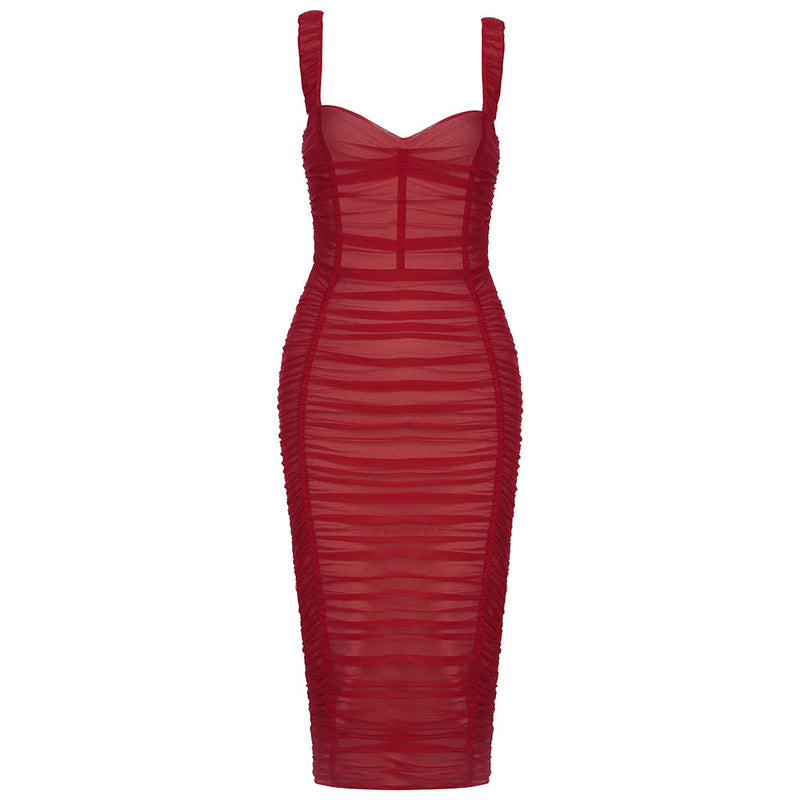Red Bandage Dress HB7859 4