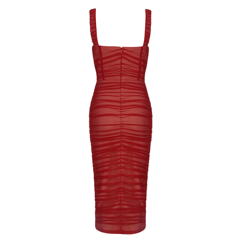 Red Bandage Dress HB7859 5