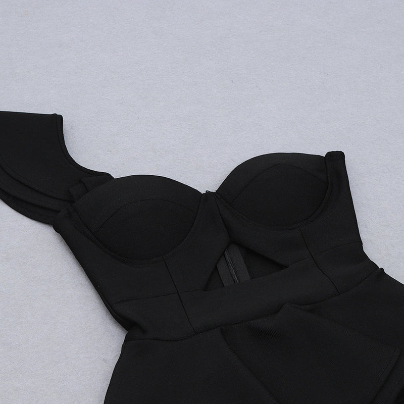 Black Bandage Dress HB7862 6