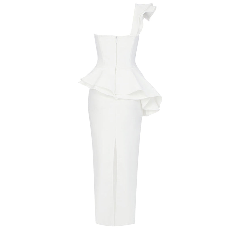 White Bandage Dress HB7862 6