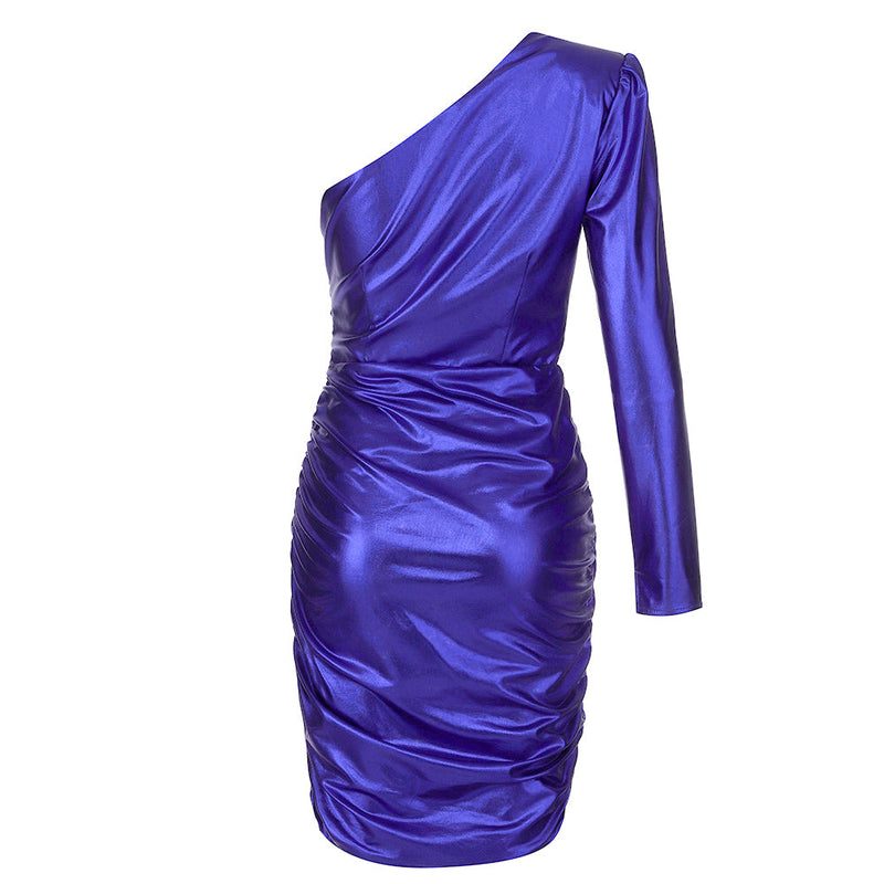 Purple Bodycon Dress HB7863 4