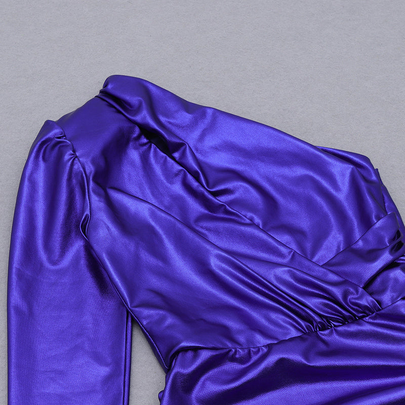Purple Bodycon Dress HB7863 5
