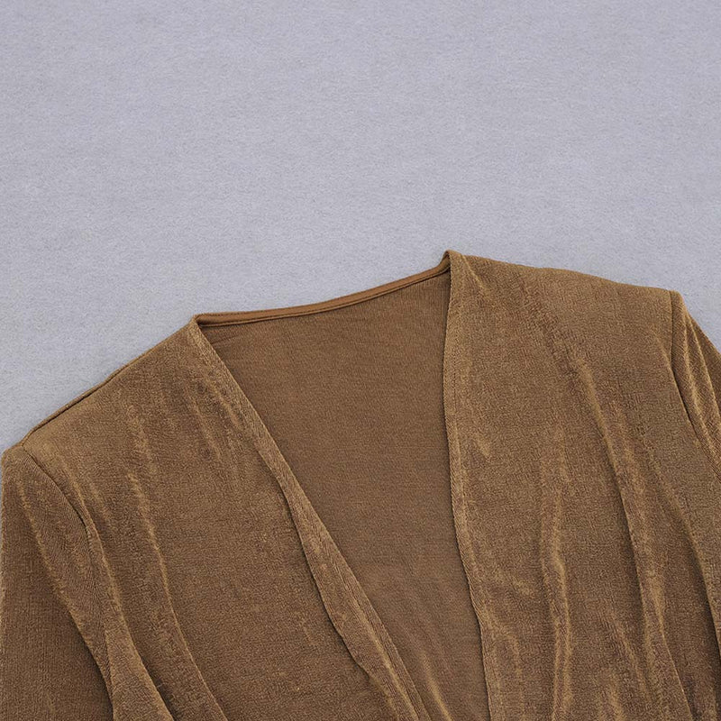 Brown Bodycon Dress HB7866 7