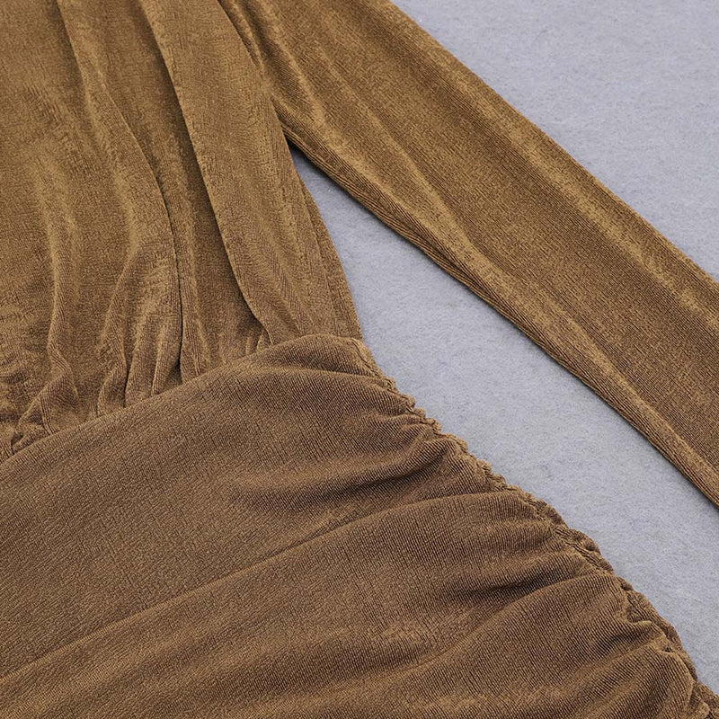 Brown Bodycon Dress HB7866 8