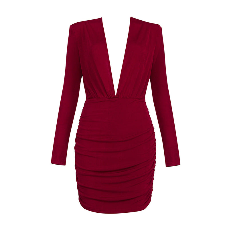 Red Bodycon Dress HB7866 5