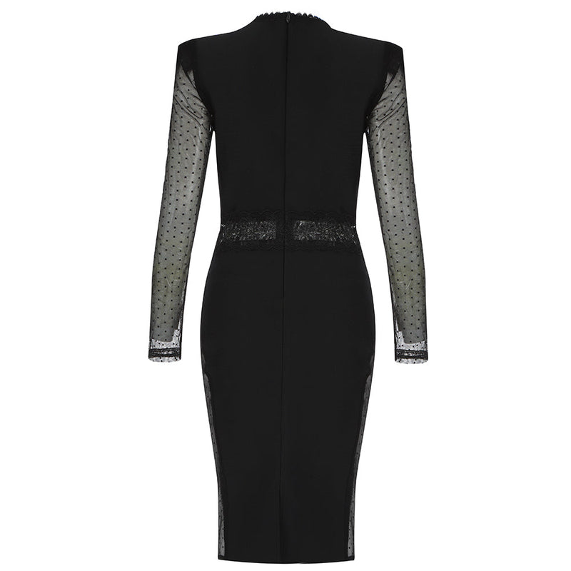 Black Bandage Dress HB7868 5