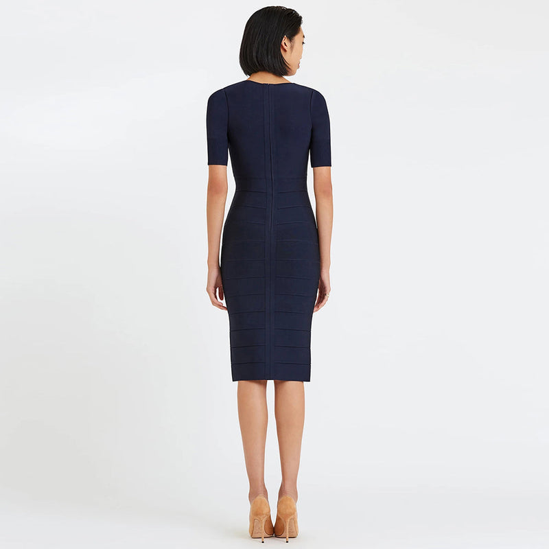 Navy Bandage Dress HB78730 3