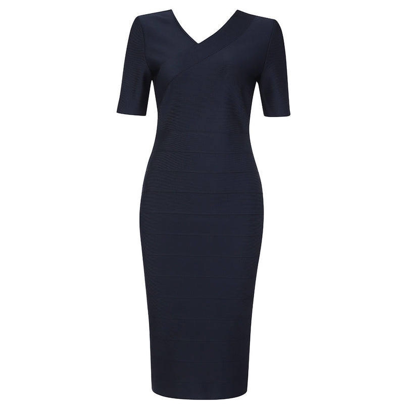 Navy Bandage Dress HB78730 4