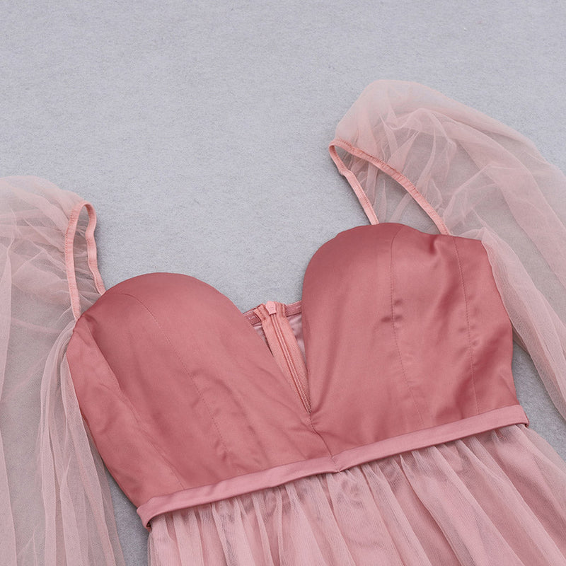 Pink Bodycon Dress HB7875 5