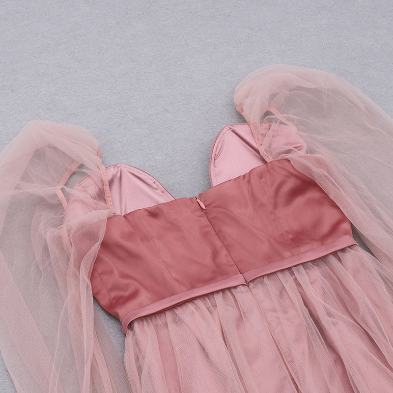 Pink Bodycon Dress HB7875 6