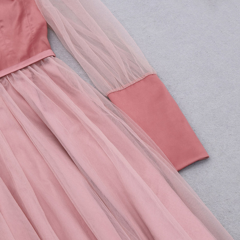 Pink Bodycon Dress HB7875 7