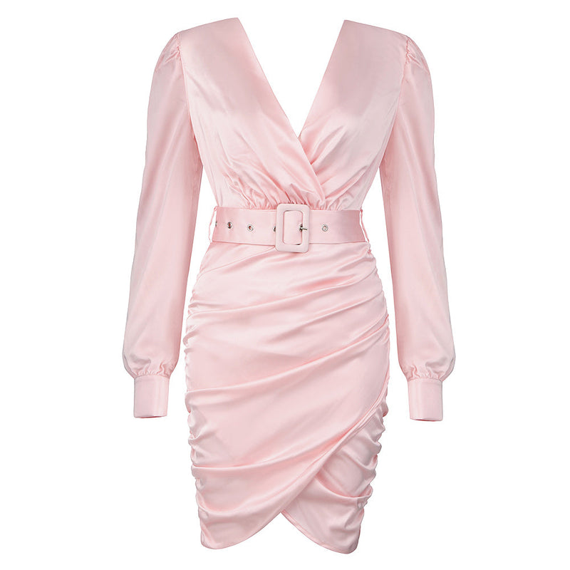 Pink Bodycon Dress HB7876 4