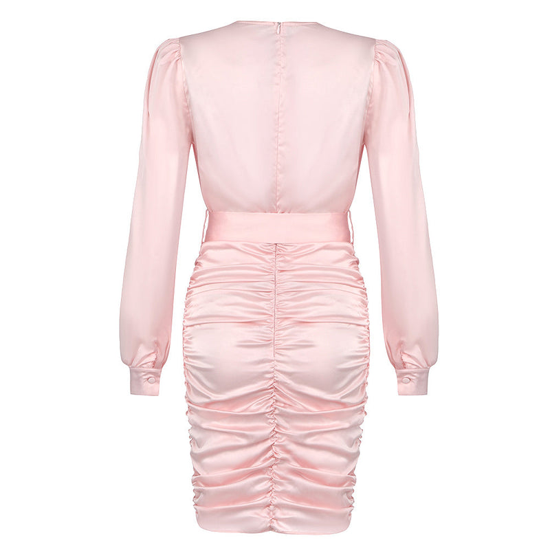 Pink Bodycon Dress HB7876 5