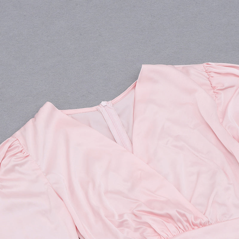 Pink Bodycon Dress HB7876 6