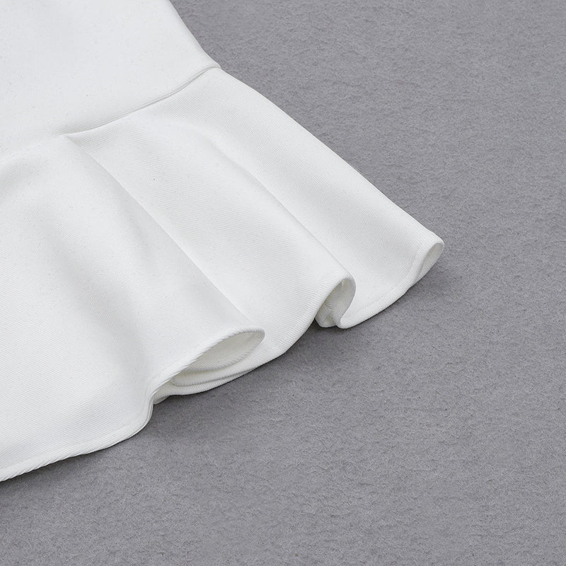White Bandage Dress HB7892 8