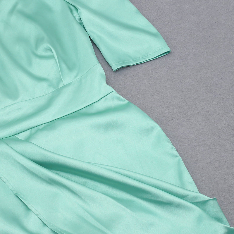 Green Bodycon Dress HB7896 10