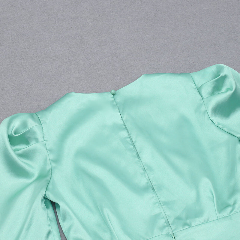 Green Bodycon Dress HB7896 8