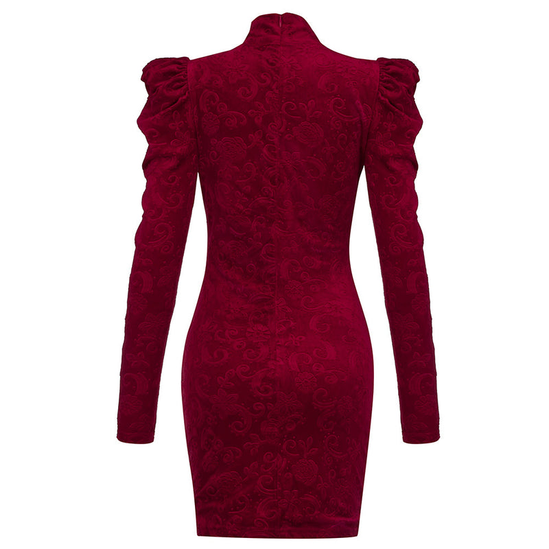Red Bodycon Dress HB7905 5