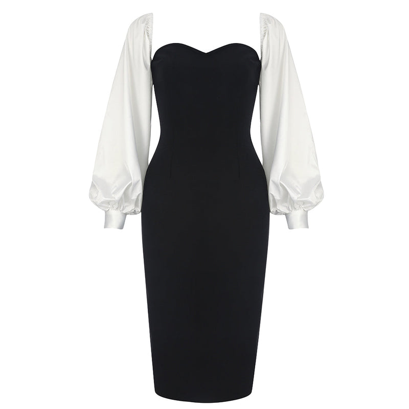 Black Bandage Dress HB7907 4