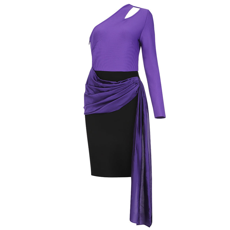 Purple Bandage Dress HB7916 4