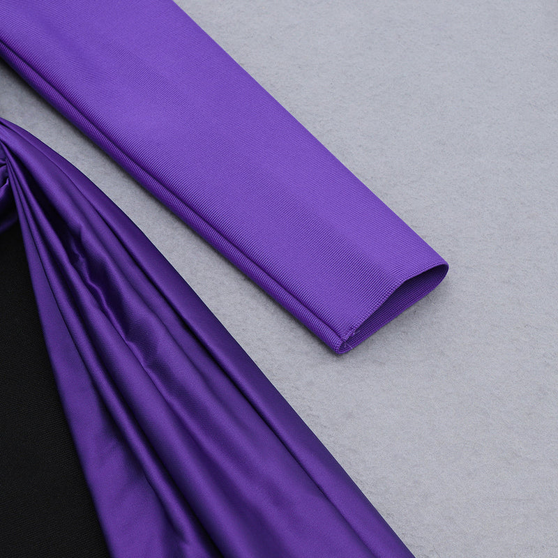 Purple Bandage Dress HB7916 7
