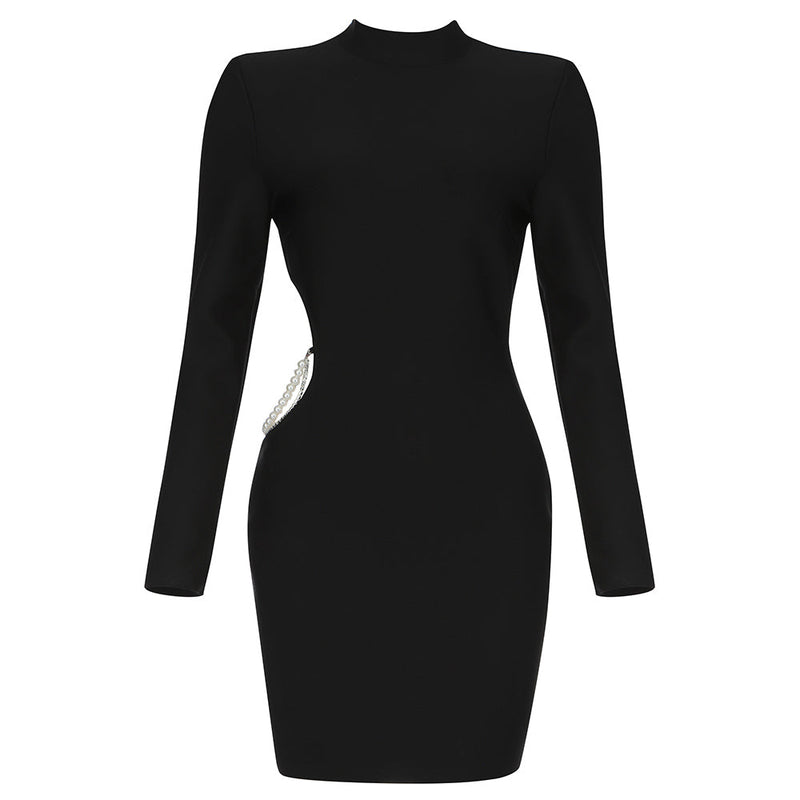 Black Bandage Dress HB7918 4