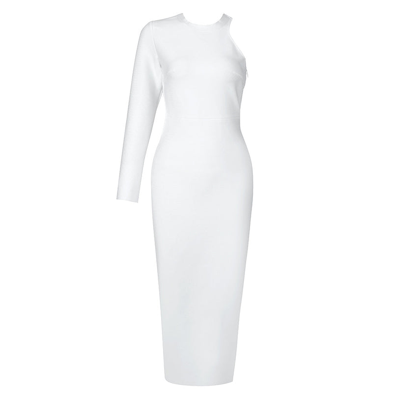 White Bandage Dress HB7922 5