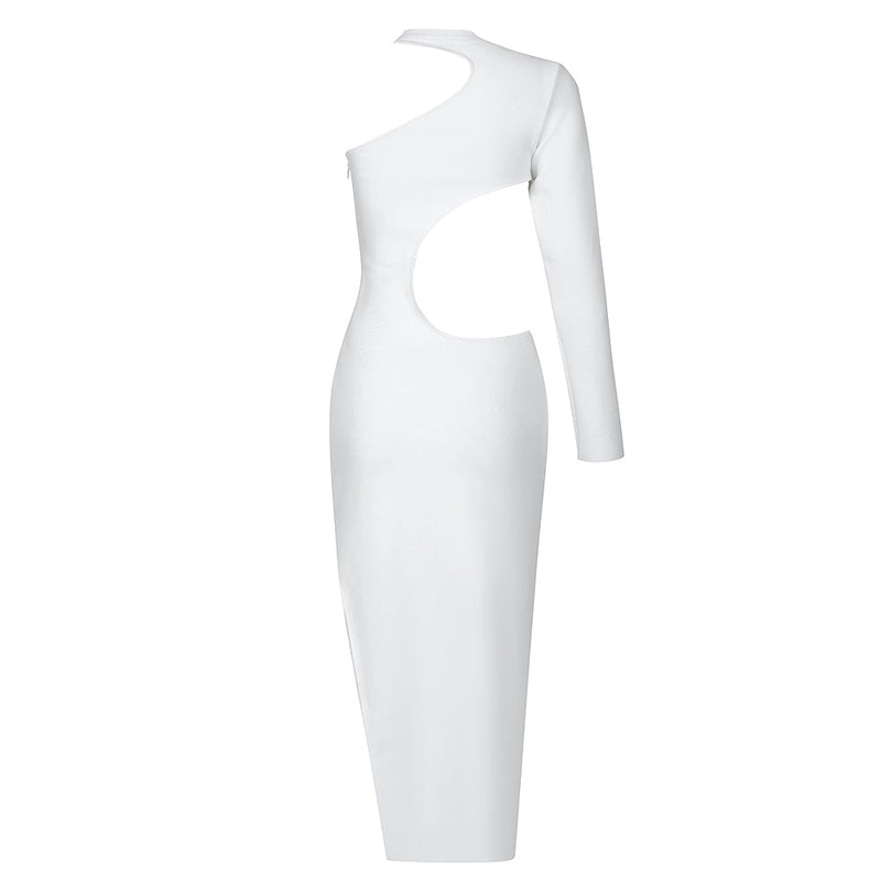 White Bandage Dress HB7922 6