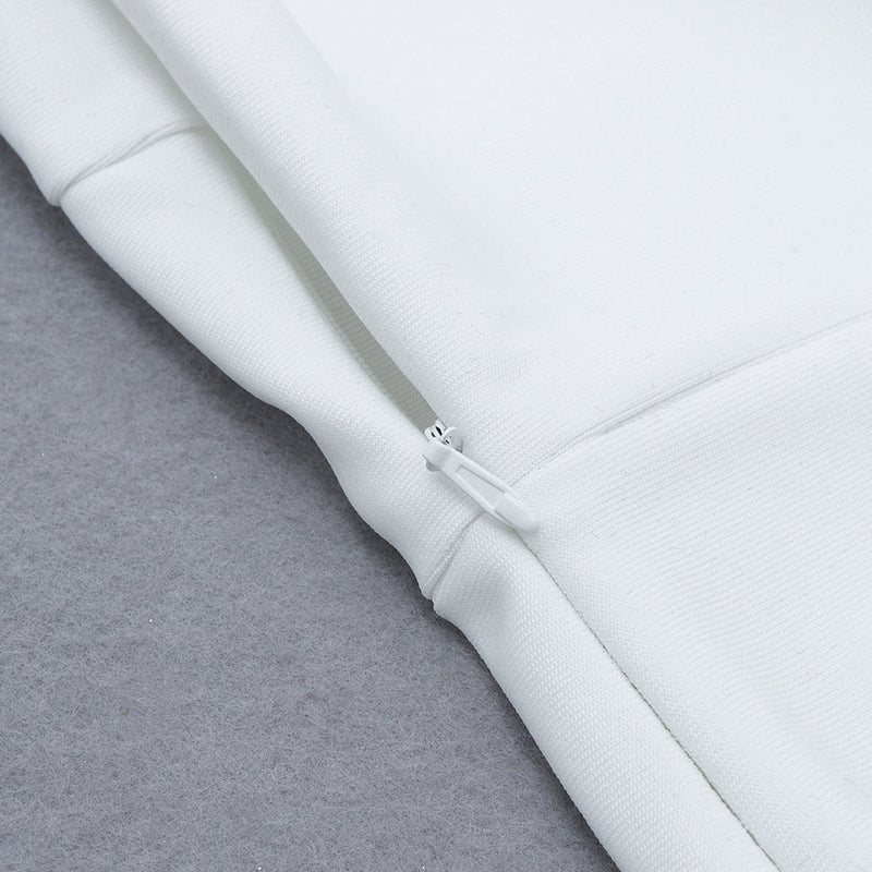 White Bandage Dress HB7922 9