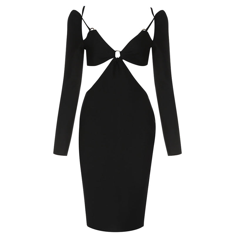 Black Bandage Dress HB7932 5