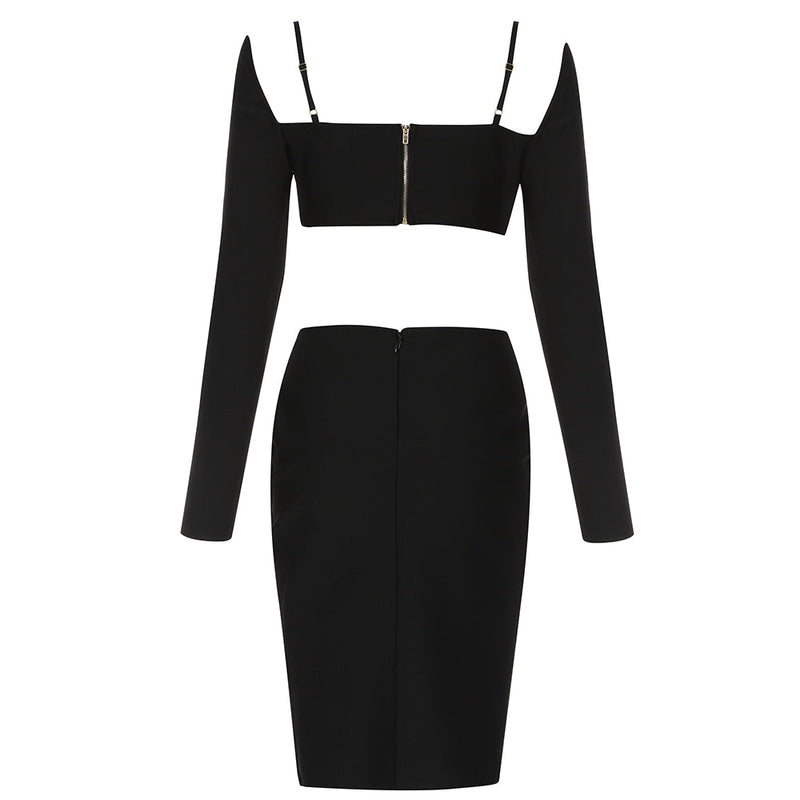Black Bandage Dress HB7932 6