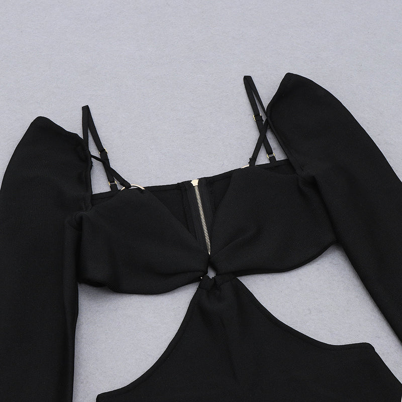 Black Bandage Dress HB7932 7
