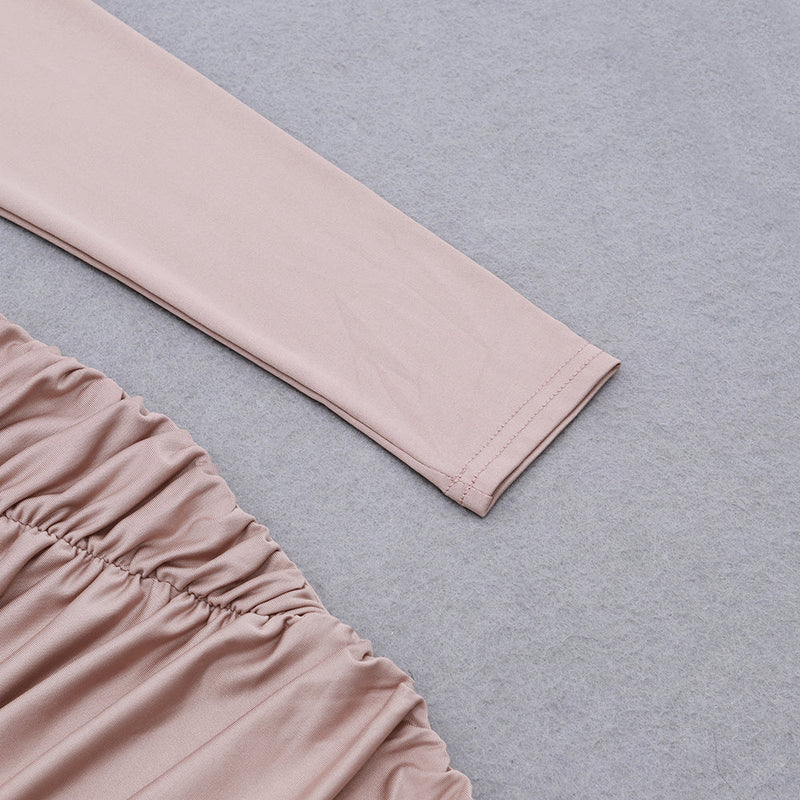 Pink Bodycon Dress HB7935 8