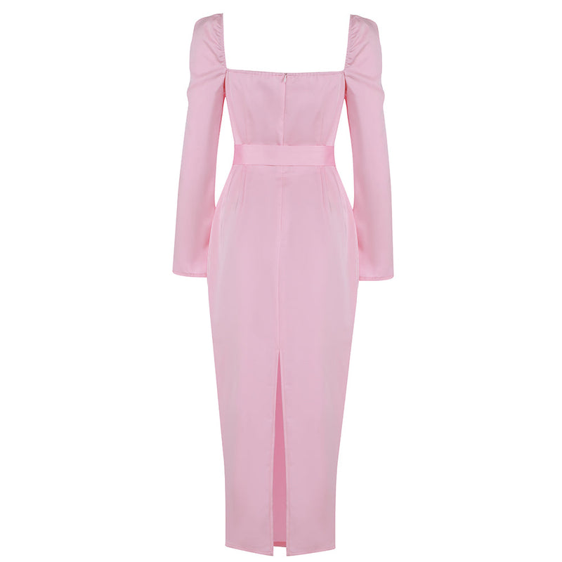 Pink Bodycon Dress HB7950 5